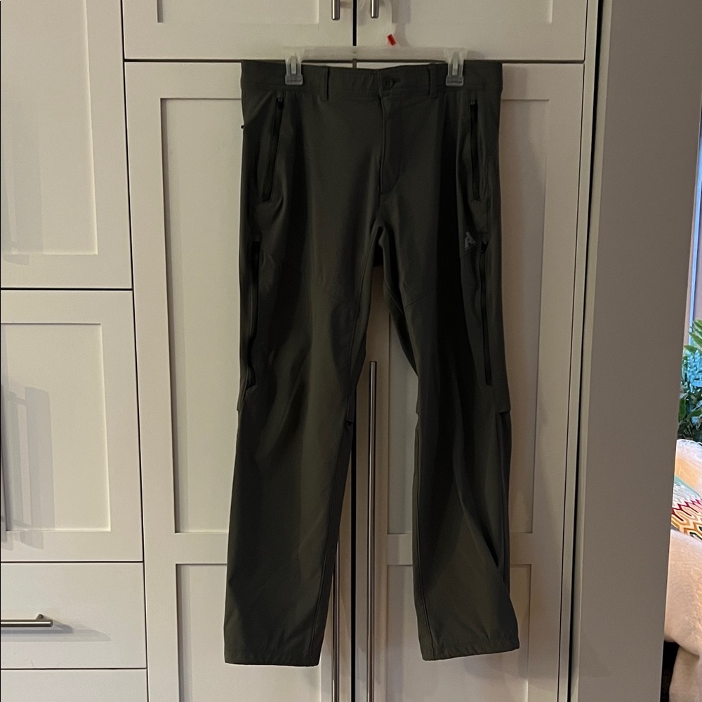 Eddie Bauer Men's Olive First Ascent Pants